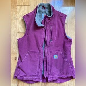 Carhartt canvas vest, ladies xs